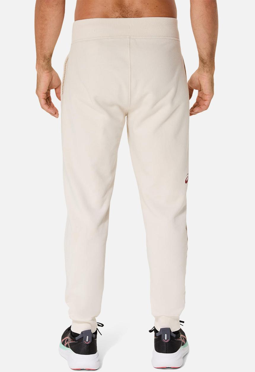 ASICS - Logo Sweat Pant - Birch / Burnt Red