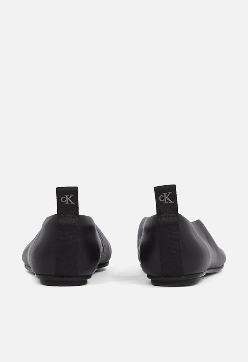 Calvin Klein - Ballerina leather pump - triple black