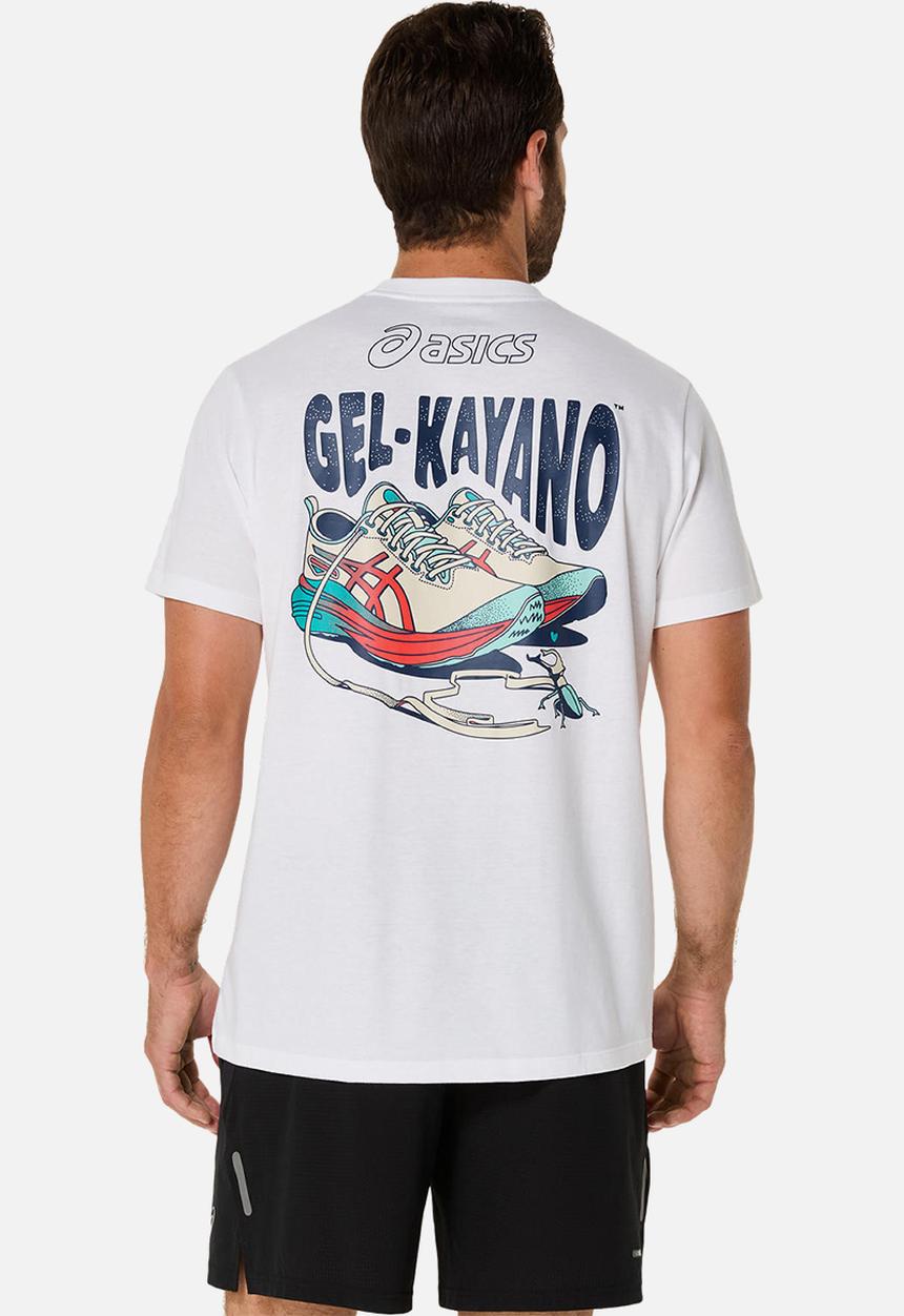ASICS - Road Graphic Ss Tee - Brilliant White