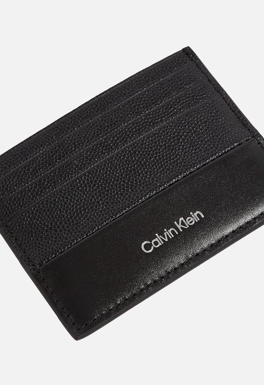 Calvin Klein - CK Must Cardholder 6Cc - Black Caviar Grain/Smooth