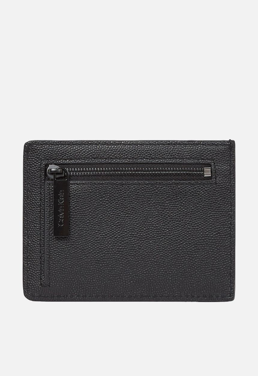 Calvin Klein - CK Must Id Cardholder - Black Caviar Grain/Smooth