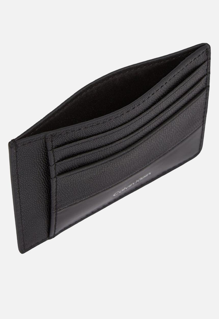 Calvin Klein - CK Must Id Cardholder - Black Caviar Grain/Smooth