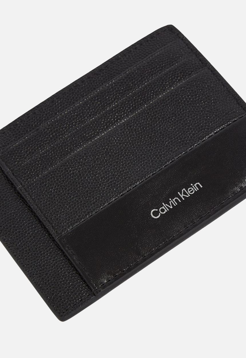 Calvin Klein - CK Must Id Cardholder - Black Caviar Grain/Smooth