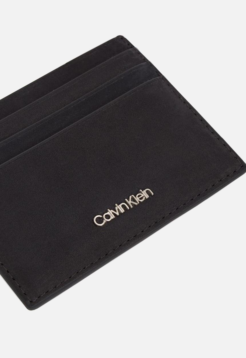 Calvin Klein - CK Refined Cardholder 6Cc Nub - Black Nubuck