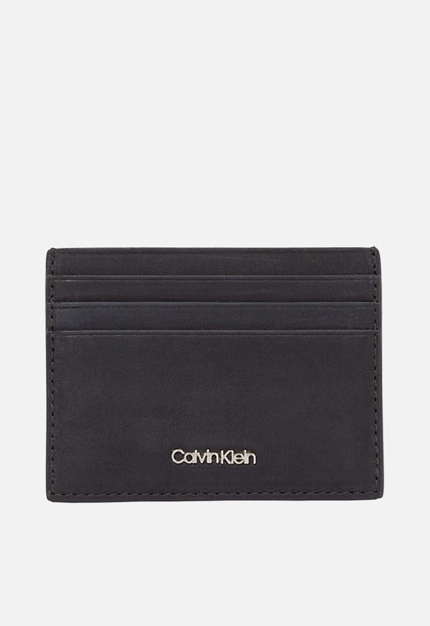 Calvin Klein - CK Refined Cardholder 6Cc Nub - Black Nubuck