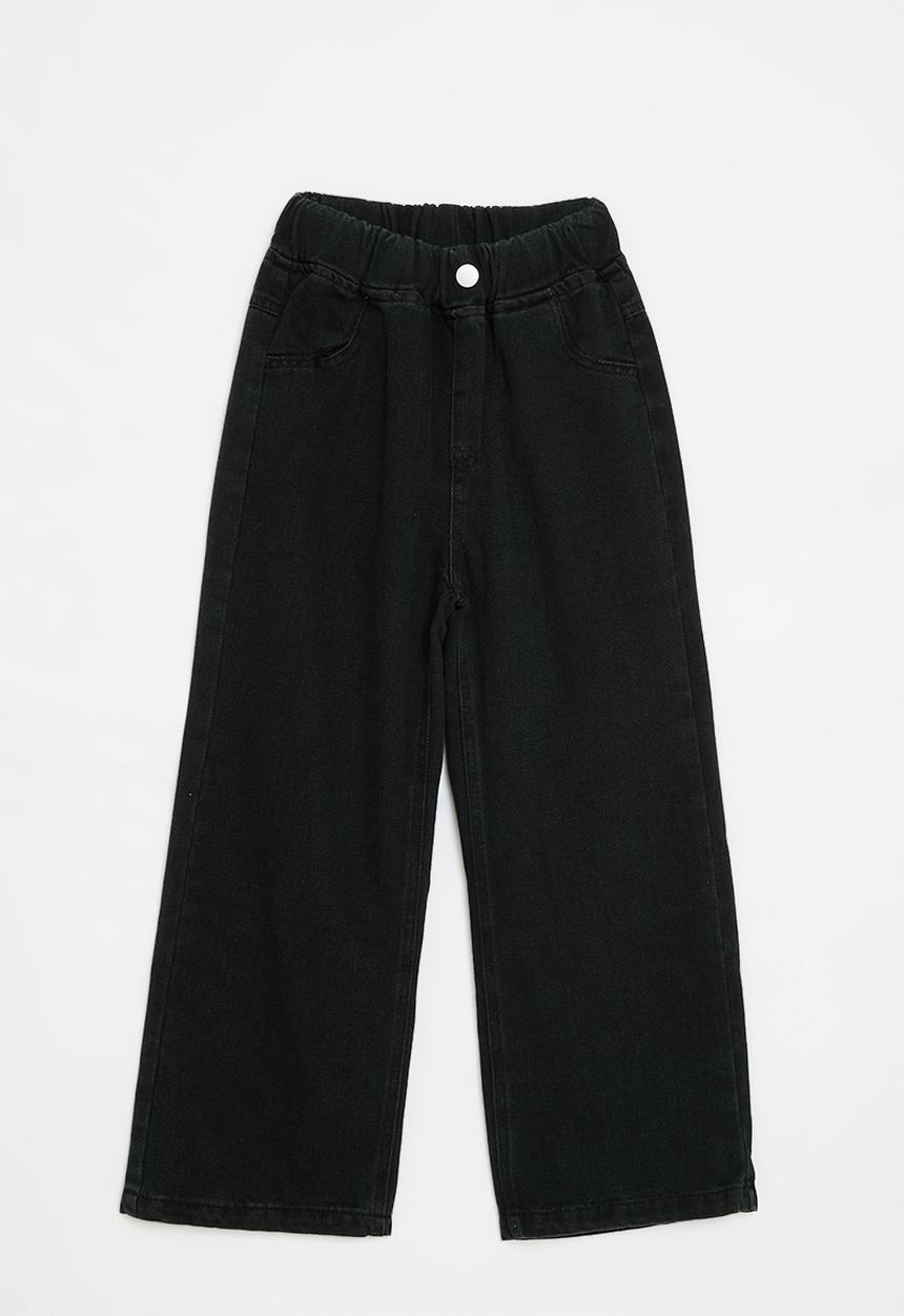 Pop Candy - Wide leg jeans -black