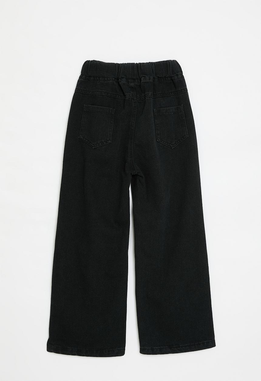Pop Candy - Wide leg jeans -black