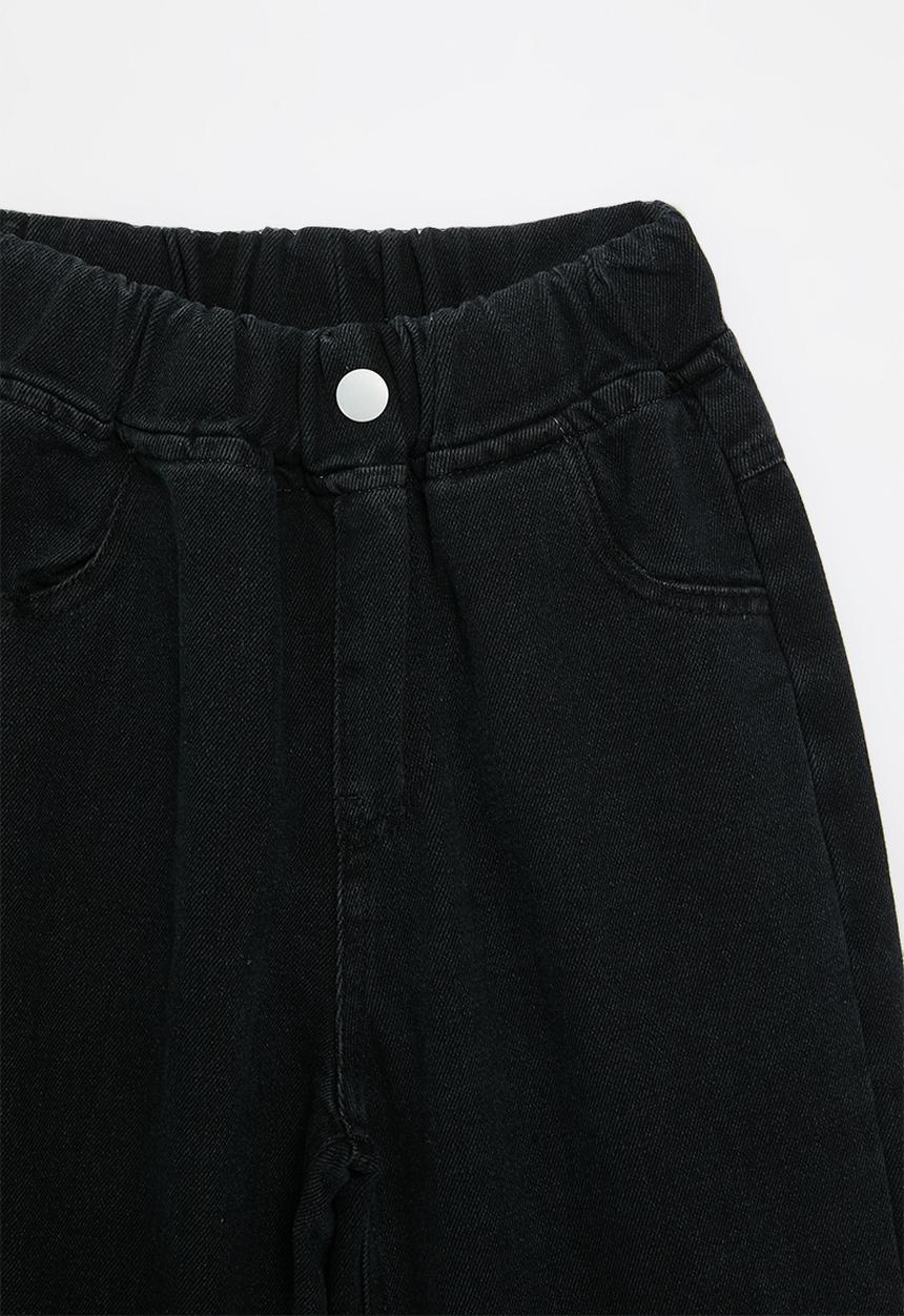 Pop Candy - Wide leg jeans -black