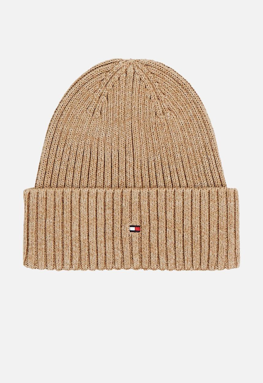 Tommy Hilfiger - THe Flag Twisted Yarn Beanie - Safari Canvas