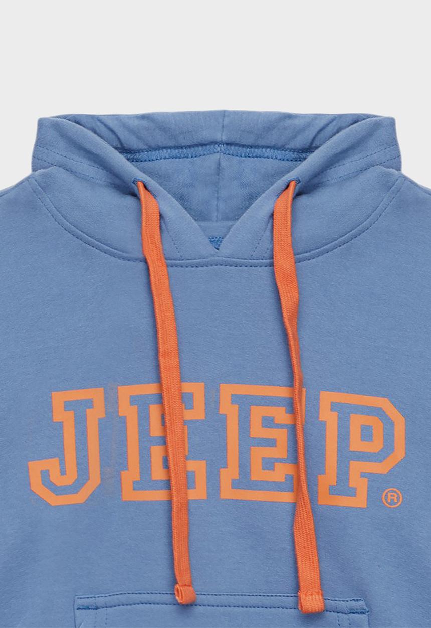 JEEP - Jeep pull over hoodie - elemental blue
