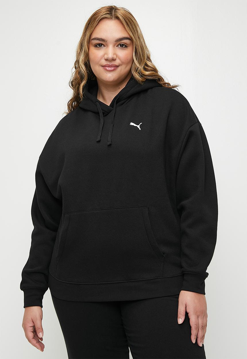 PUMA - Plus Ess Comfort Hoodie Fl W - Puma Black