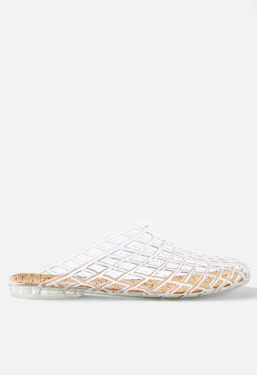 Cotton On - Jade jelly mule - clear