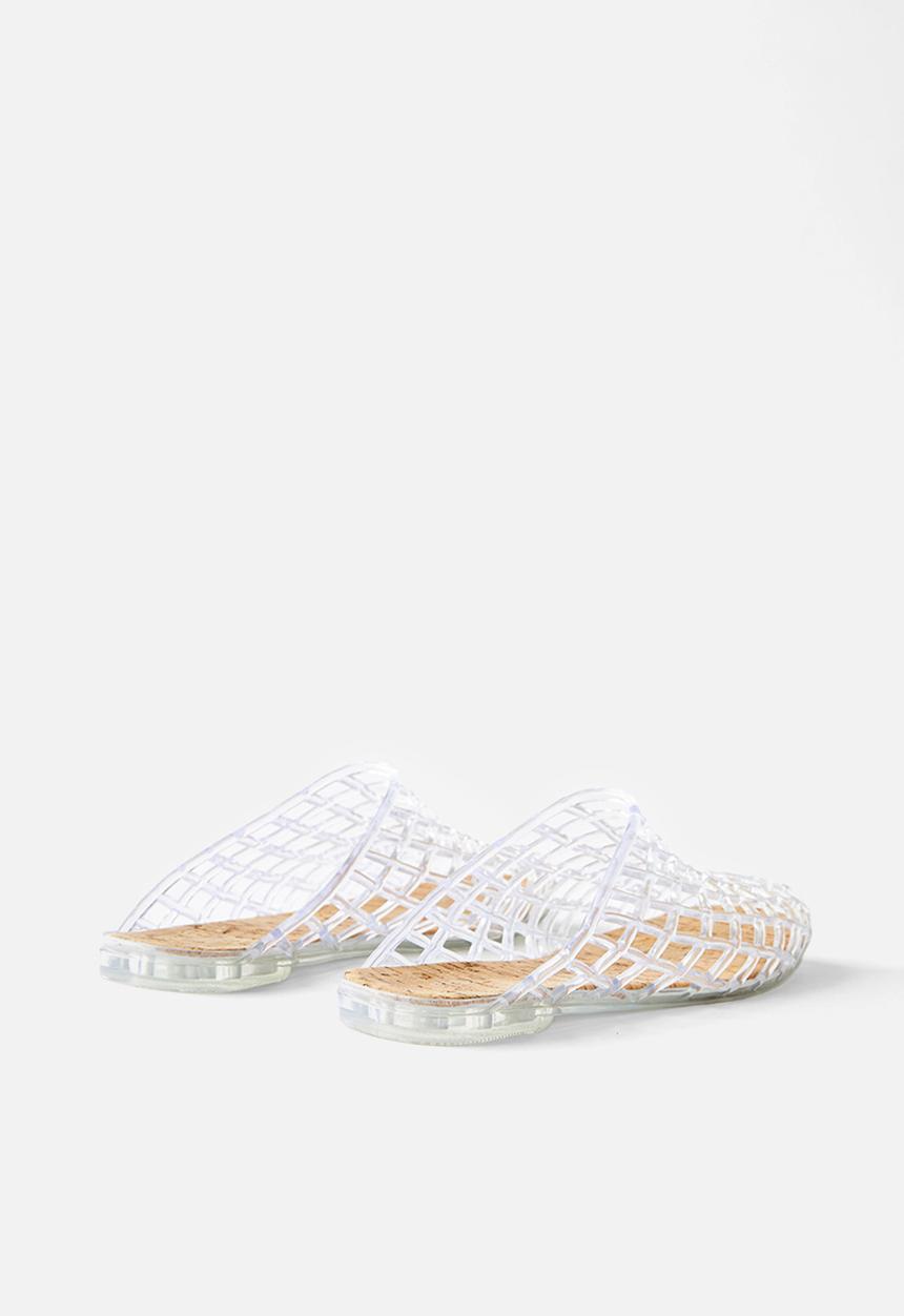 Cotton On - Jade jelly mule - clear