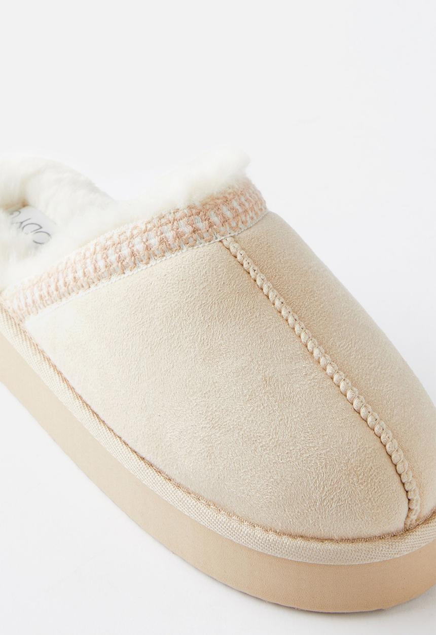 Cotton On - Platform Mule - Bone
