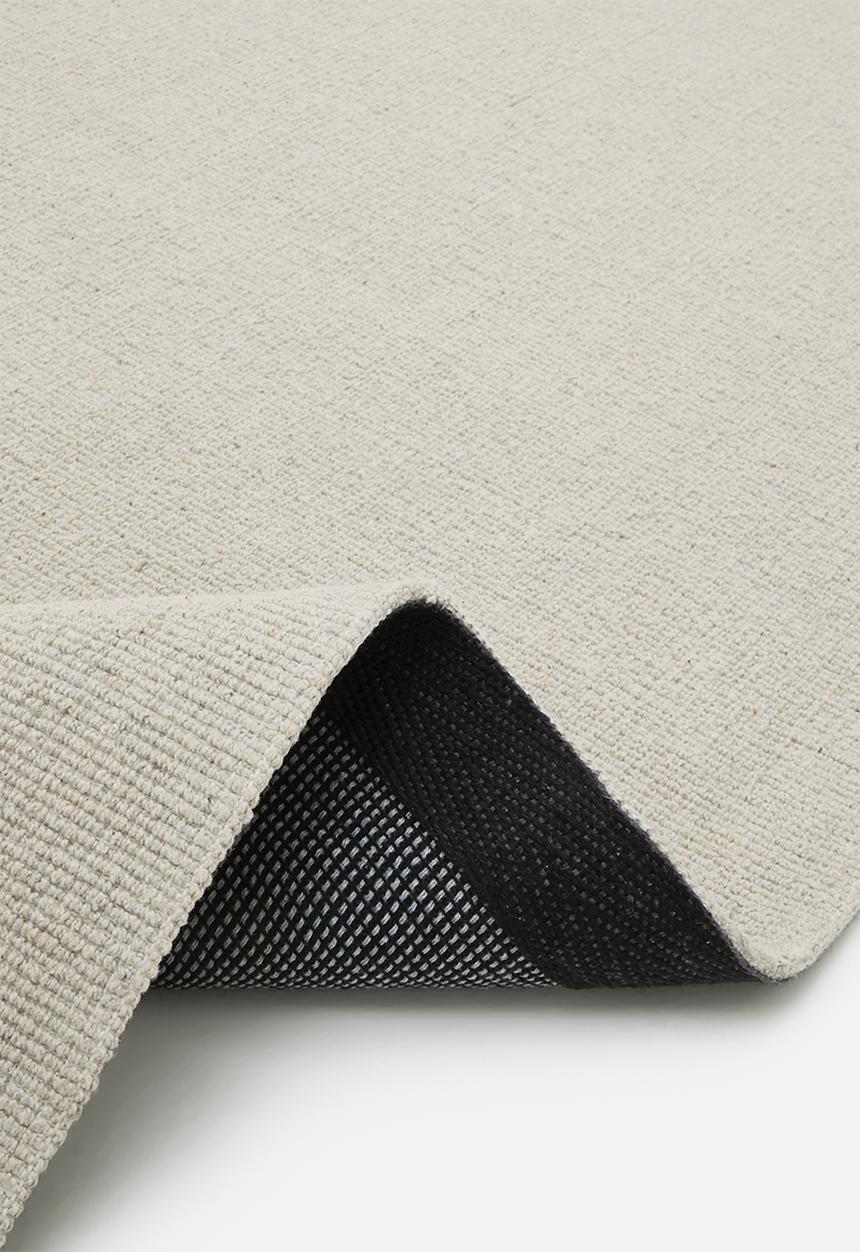 Sixth Floor - Cotton Woven Handloom Rug - Natural