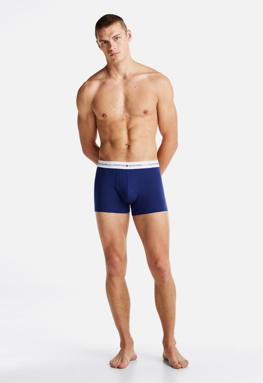 Tommy Hilfiger - 3P TRUNK - Blue Ink/Orn Green/Primary Red