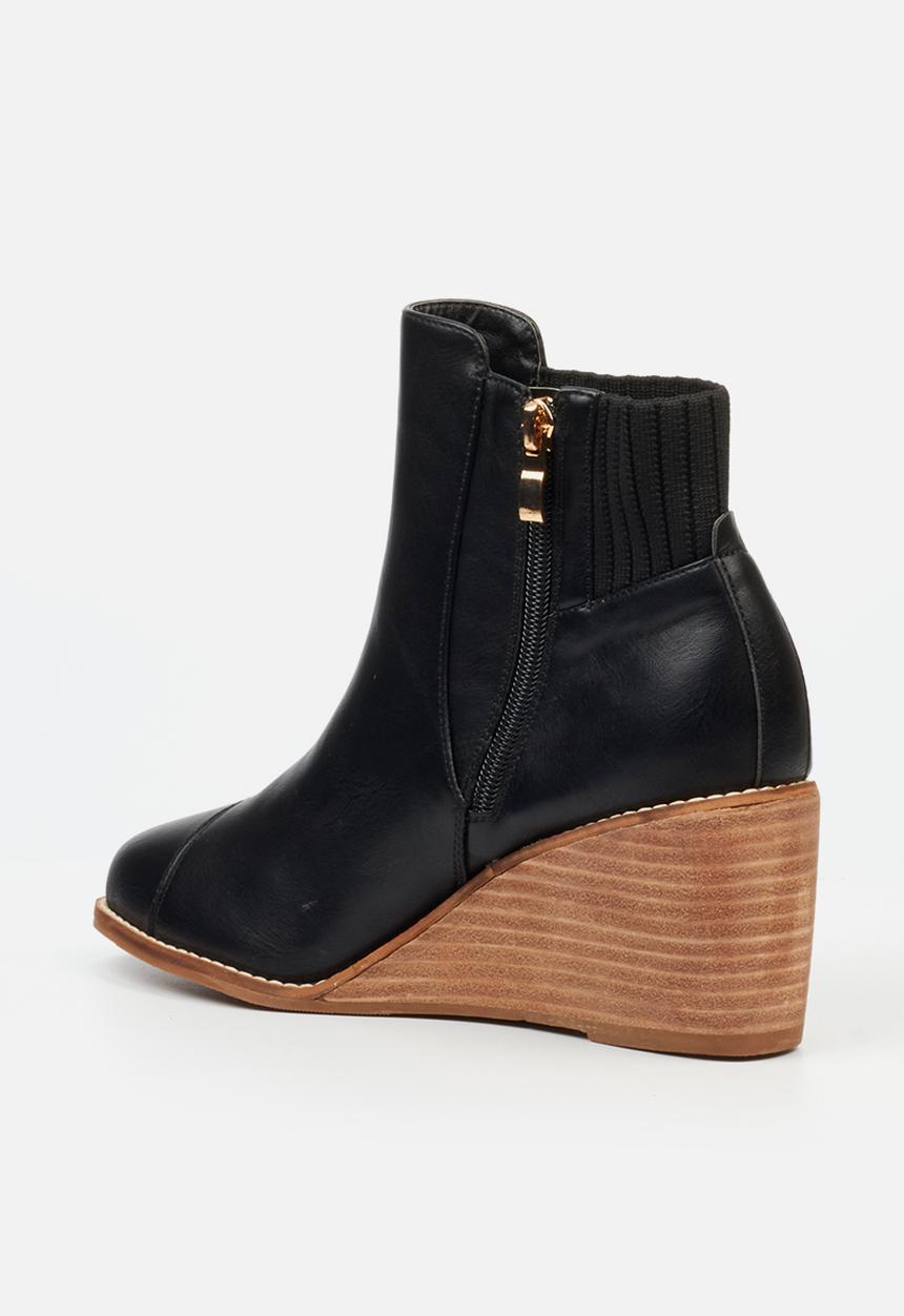 Miss Black - Carla 1 leather boot - black
