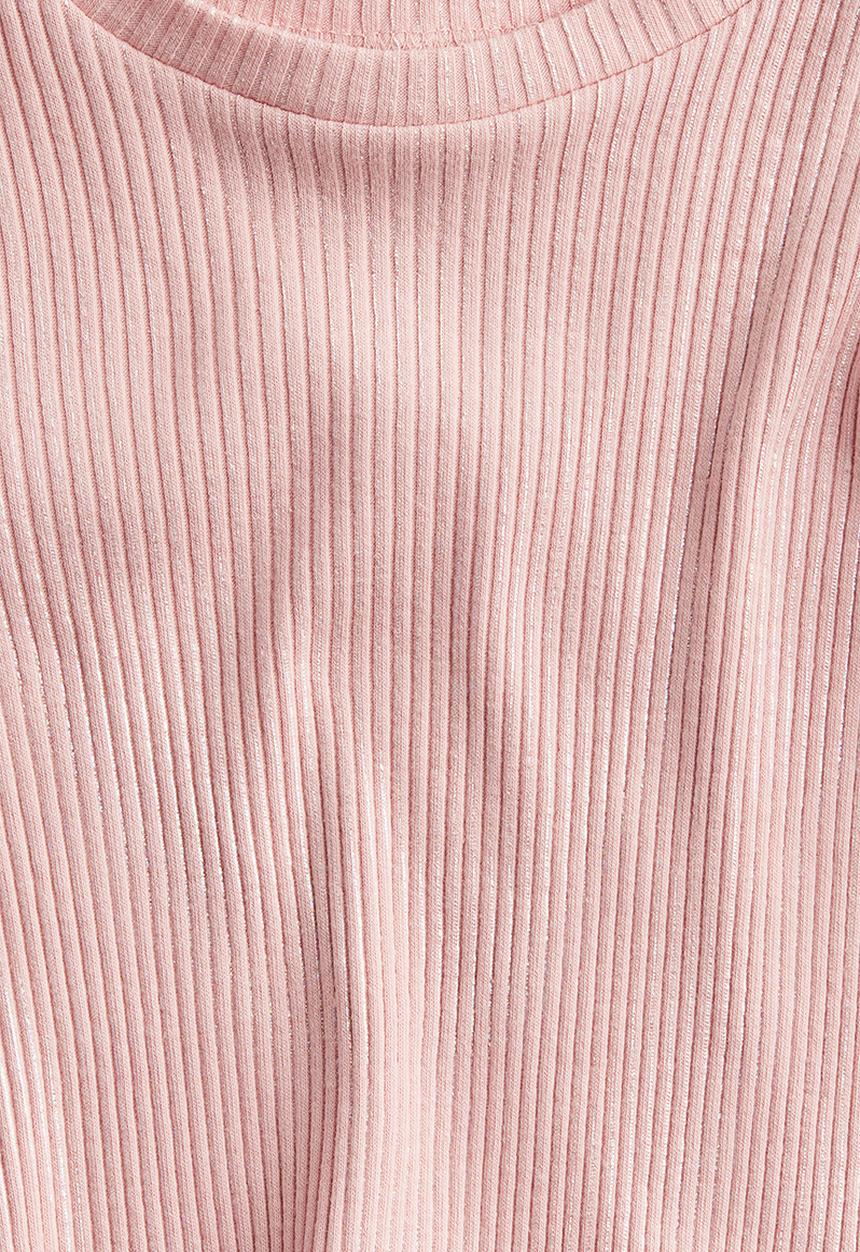H&M - Flare-sleeve jersey top - pink