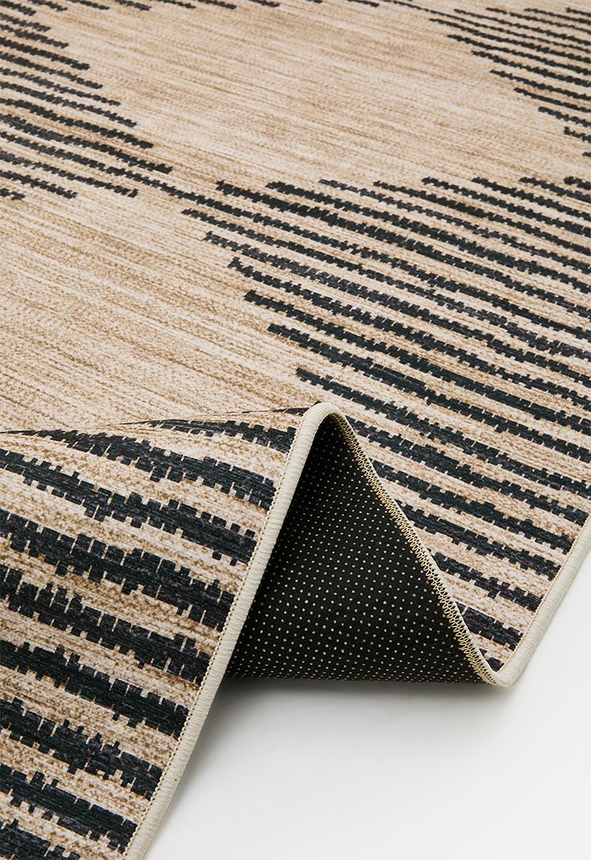 Fotakis - Option Diamond Rug - Natural & Black