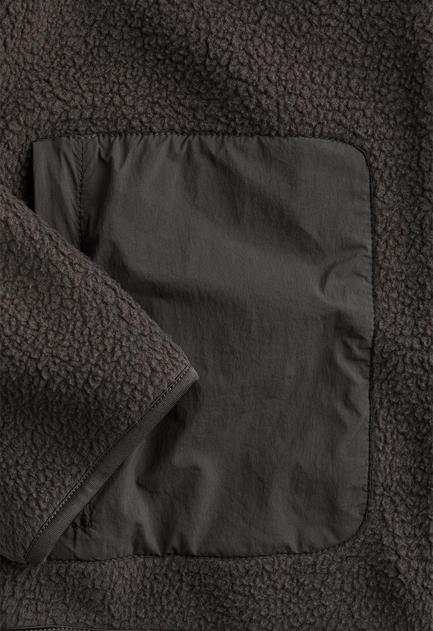 H&M - Teddy jacket - dark grey