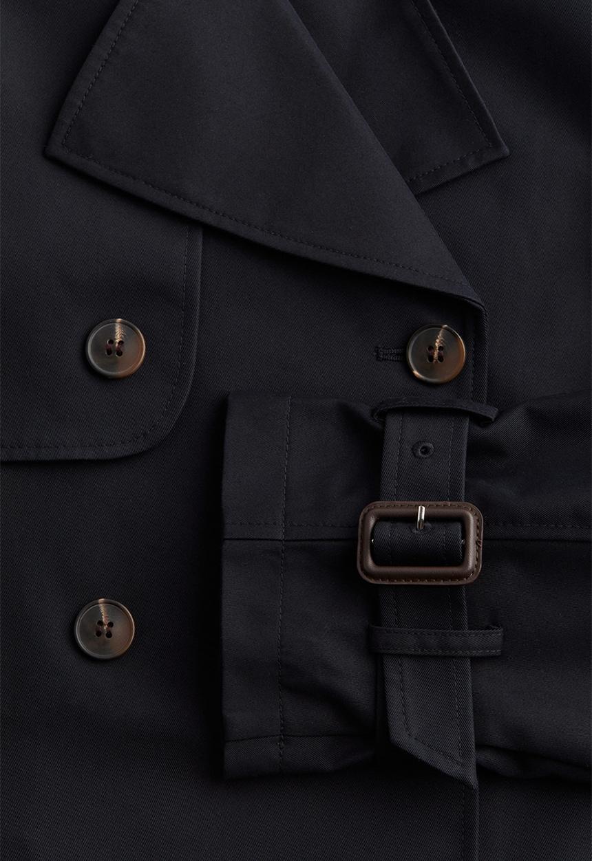 H&M - Trench-look jacket - navy blue