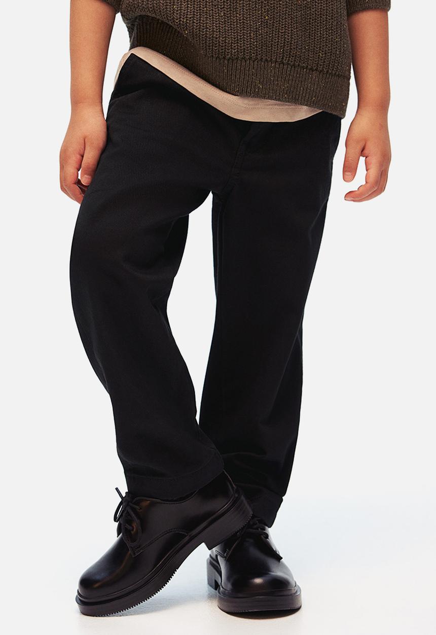 H&M - Twill chinos - black