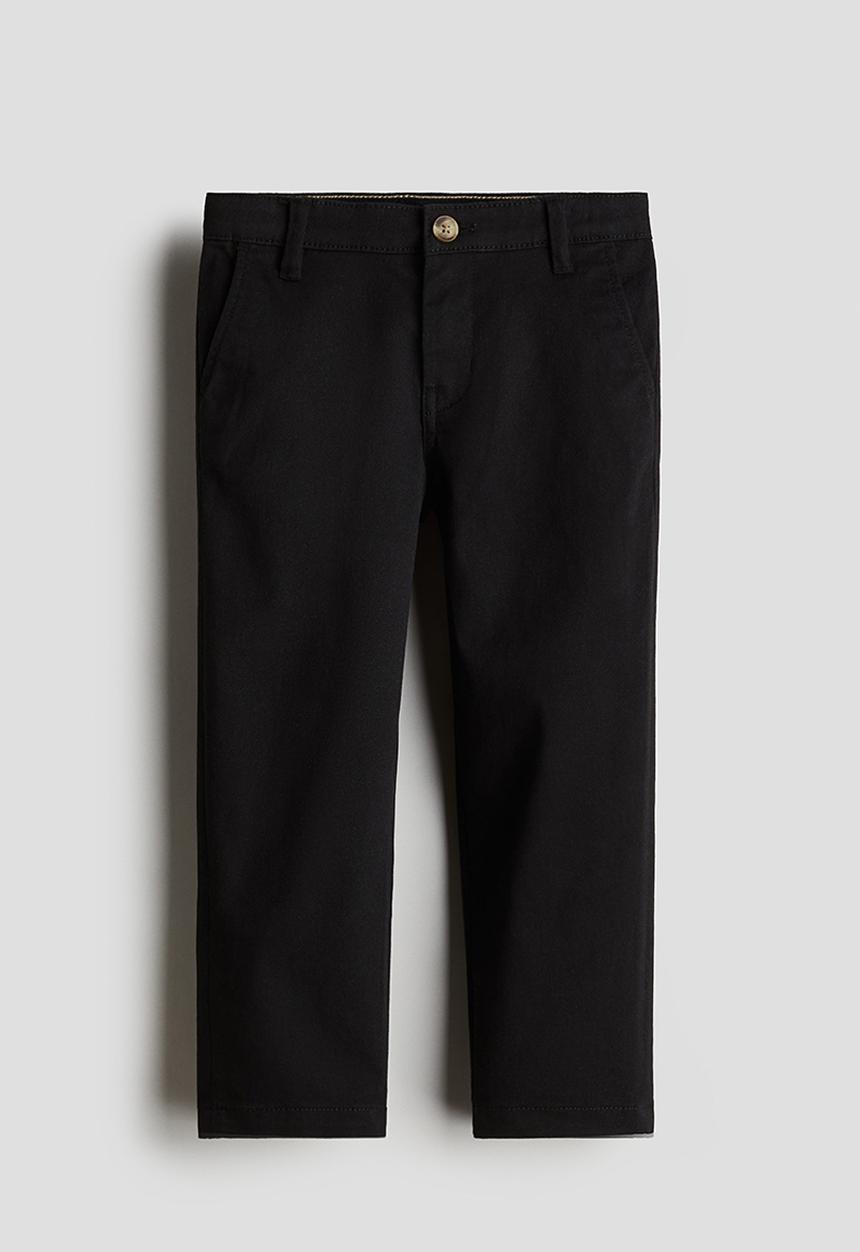 H&M - Twill chinos - black