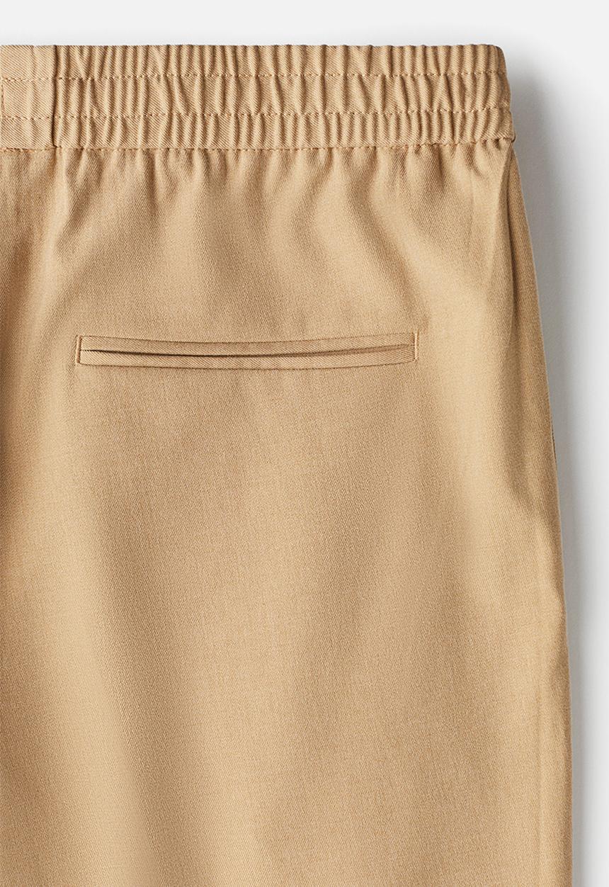 H&M - Slim fit tailored trousers - beige