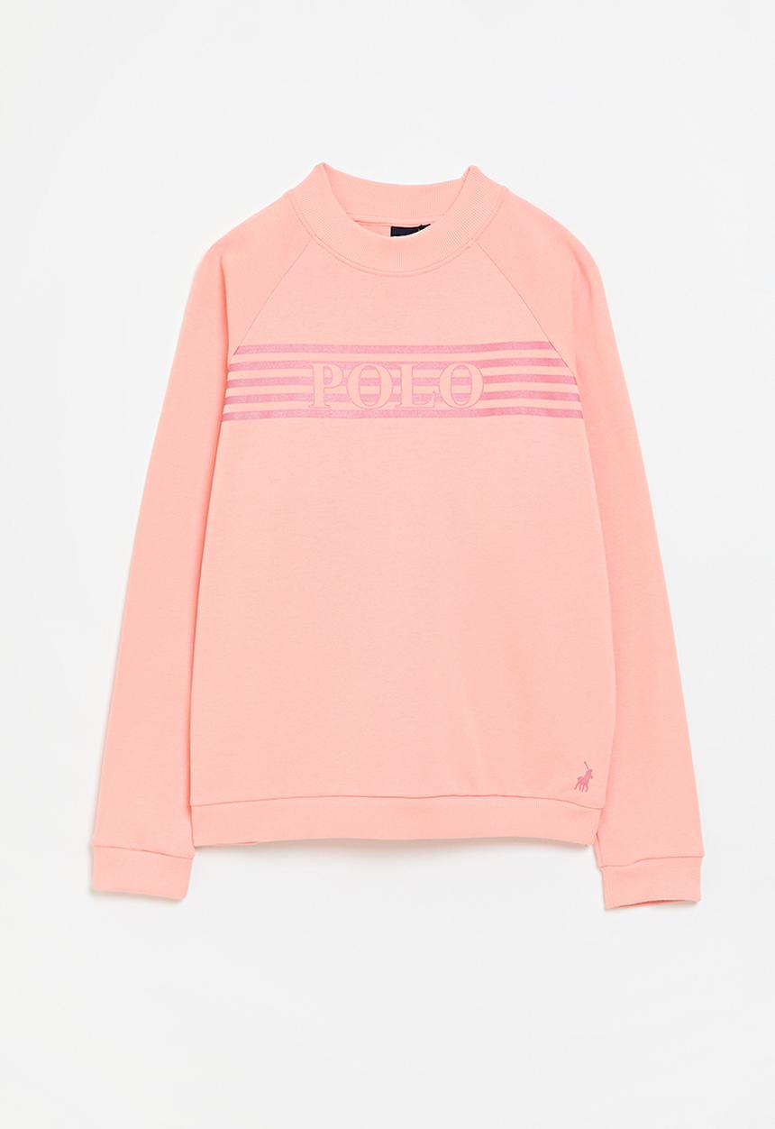 POLO - Girls skylar printed sweater - peach