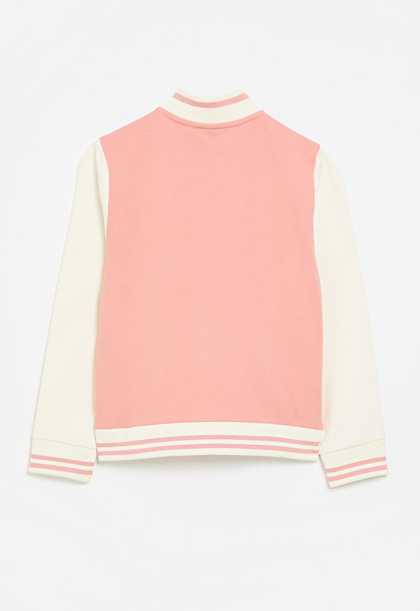 POLO - Girls kiara baseball sweater - peach