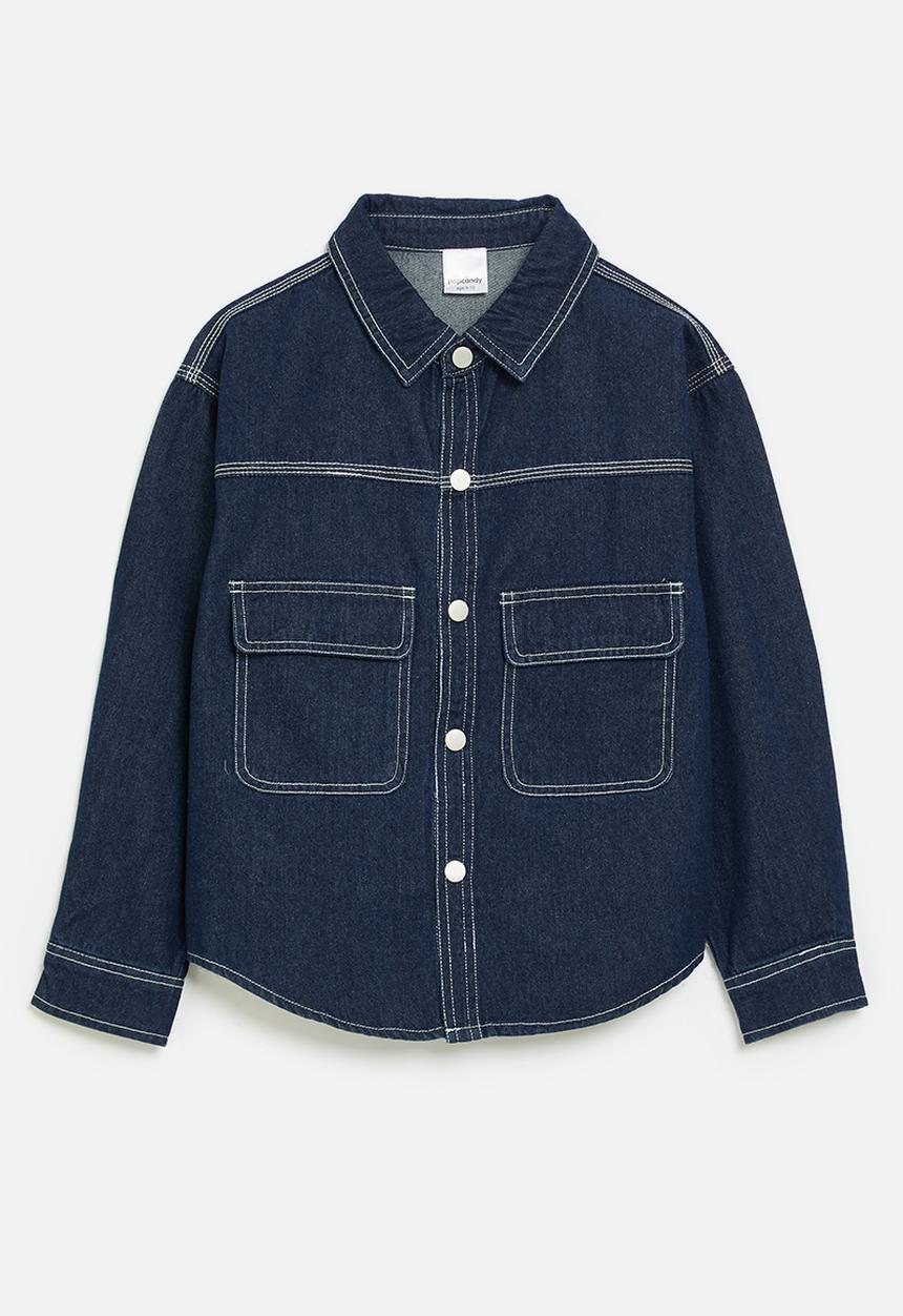 Pop Candy - Denim overshirt - blue