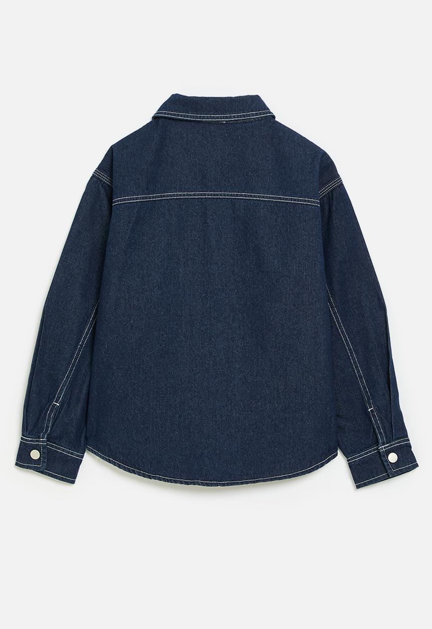 Pop Candy - Denim overshirt - blue