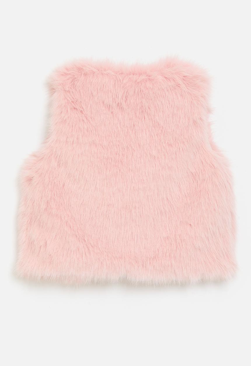 Pop Candy - Faux fur gilet - pink