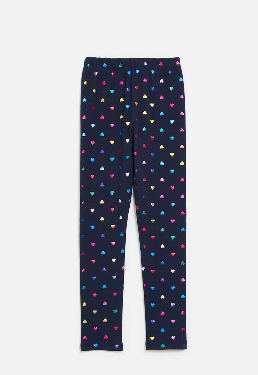 Pop Candy - Printed leggings - navy blue