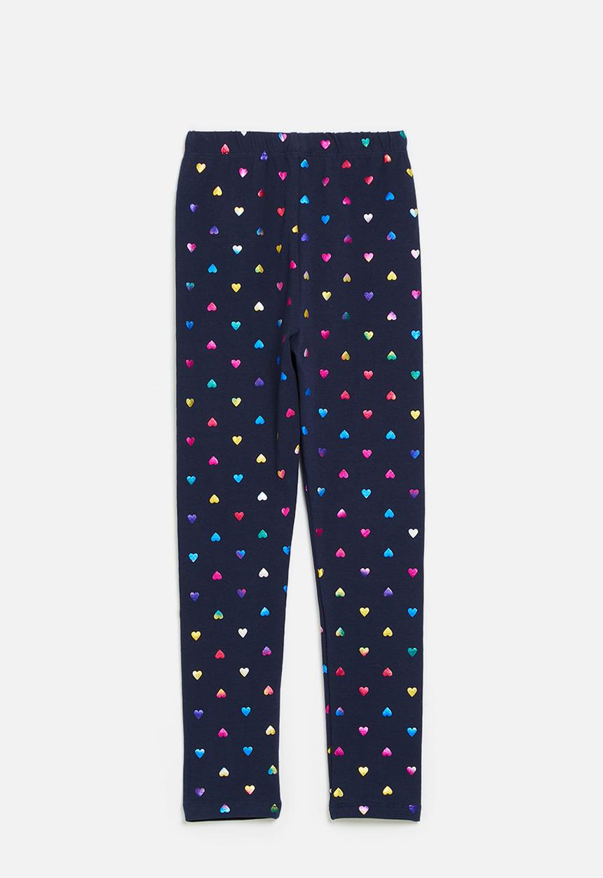 Pop Candy - Printed leggings - navy blue