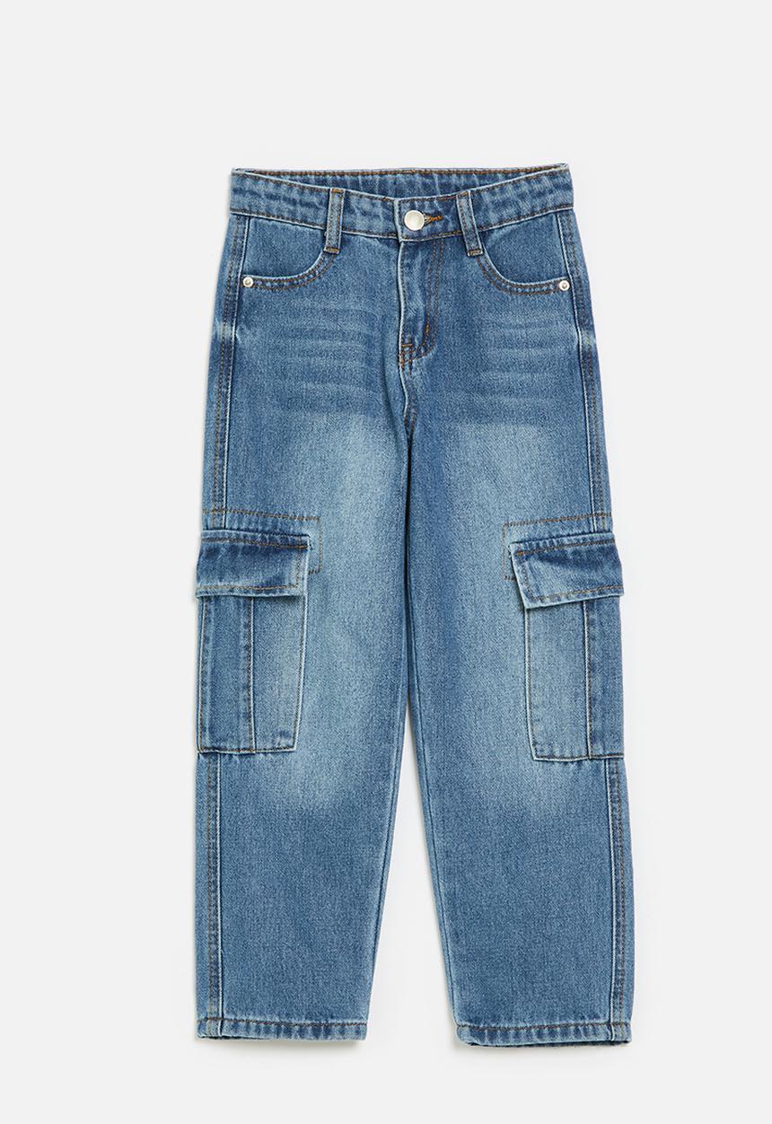 Pop Candy - Utility jeans-blue