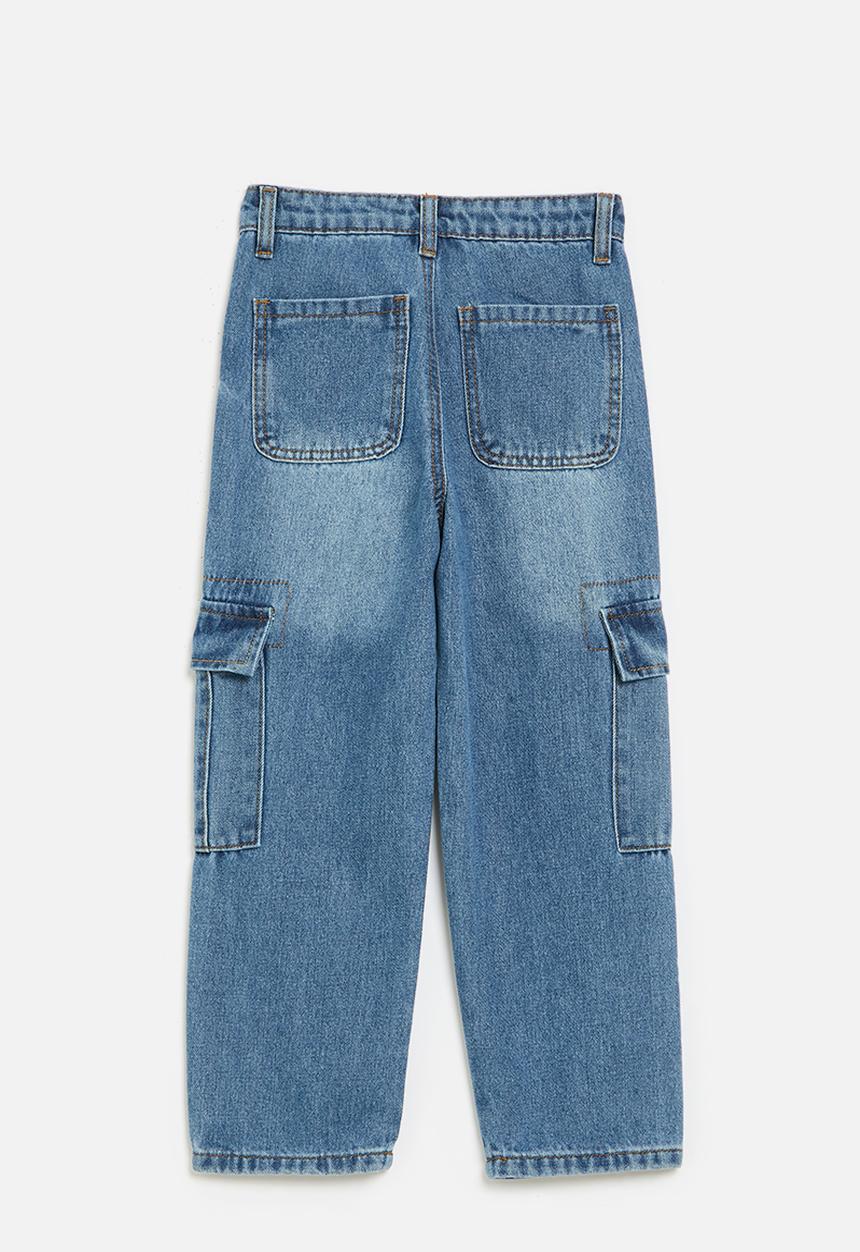 Pop Candy - Utility jeans-blue