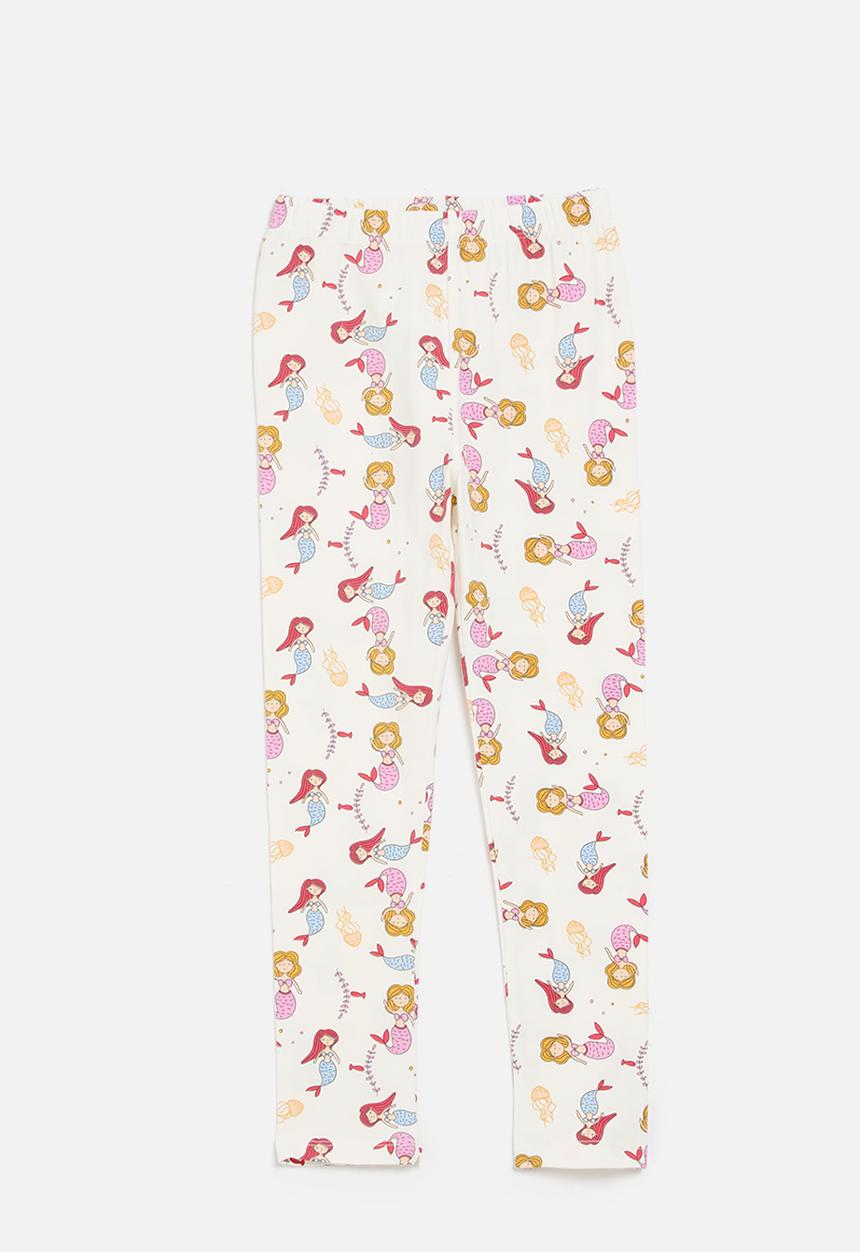 Pop Candy - Printed leggings - ecru