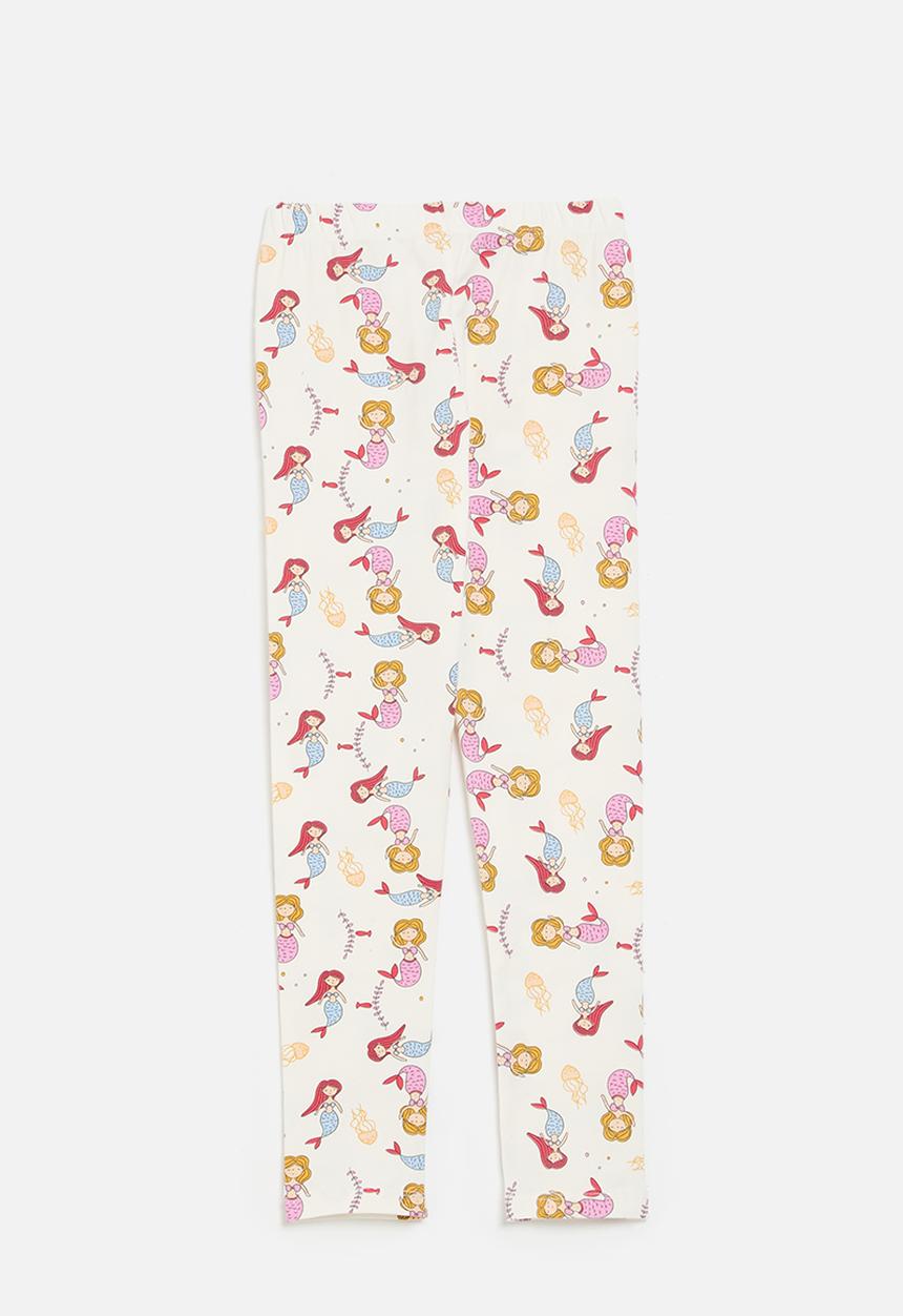 Pop Candy - Printed leggings - ecru