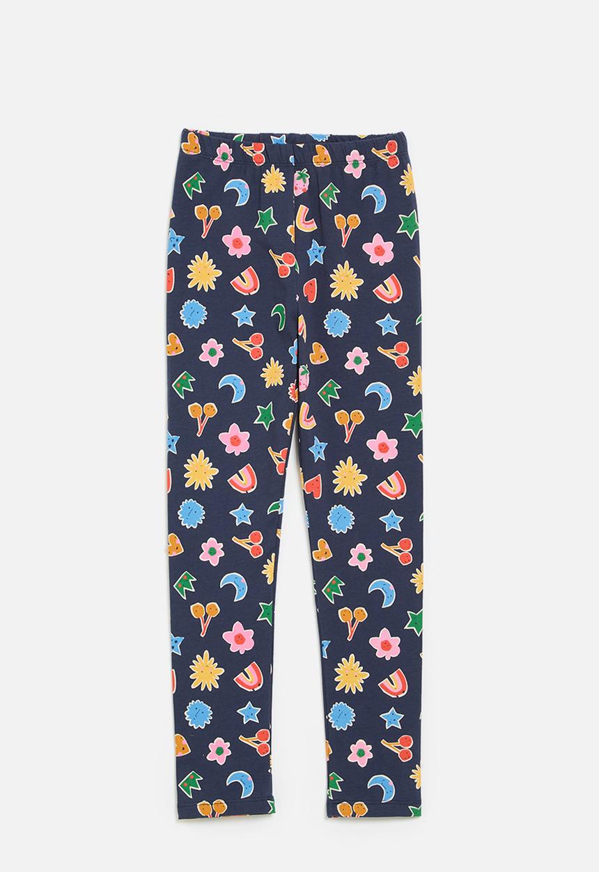 Pop Candy - Printed leggings - navy blue