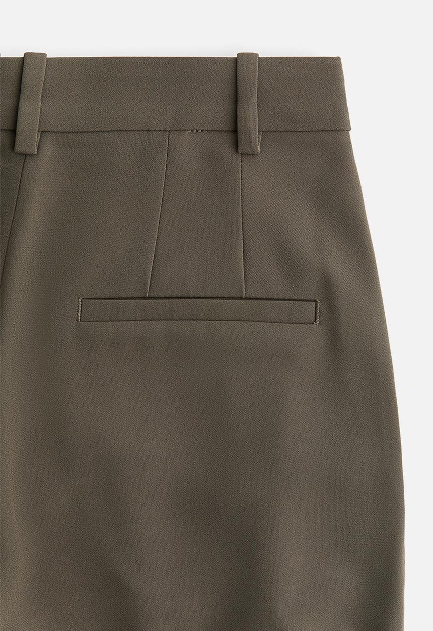 H&M - Wide trousers - khaki green