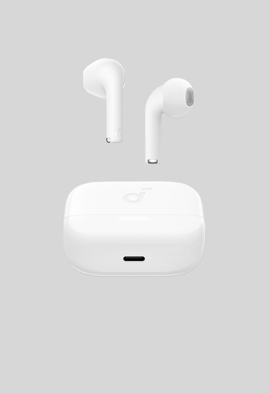 soundcore - Soundcore K20i Semi-In-Ear Earbuds - White
