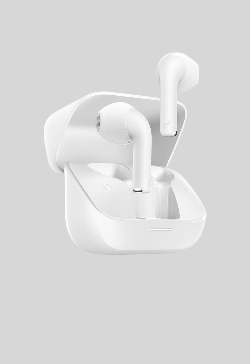 soundcore - Soundcore K20i Semi-In-Ear Earbuds - White