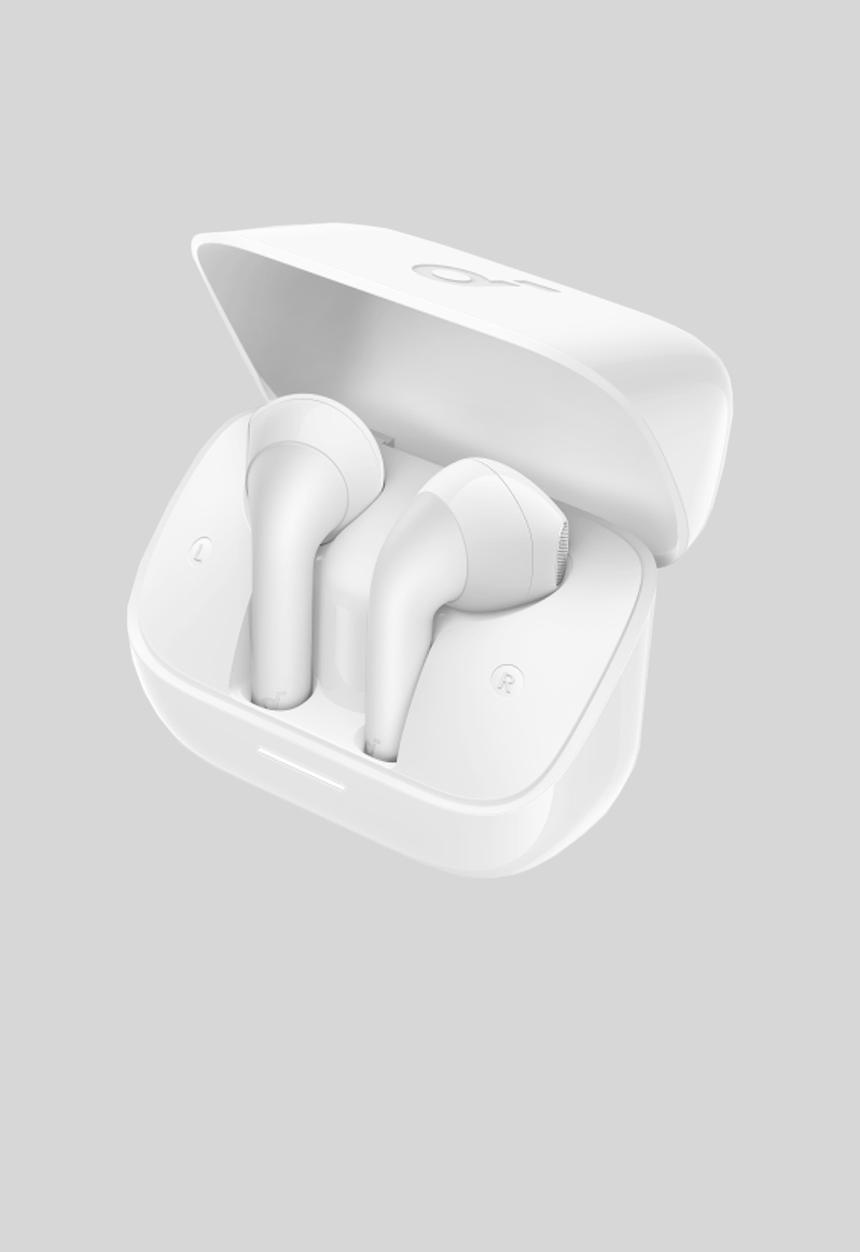 soundcore - Soundcore K20i Semi-In-Ear Earbuds - White