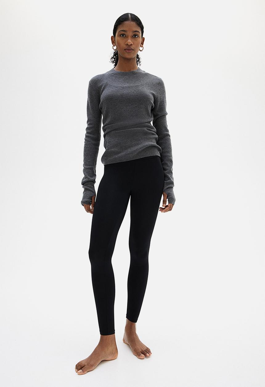 H&M - Microfibre leggings - black