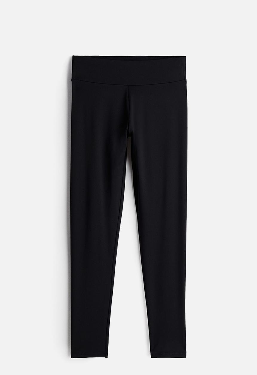 H&M - Microfibre leggings - black