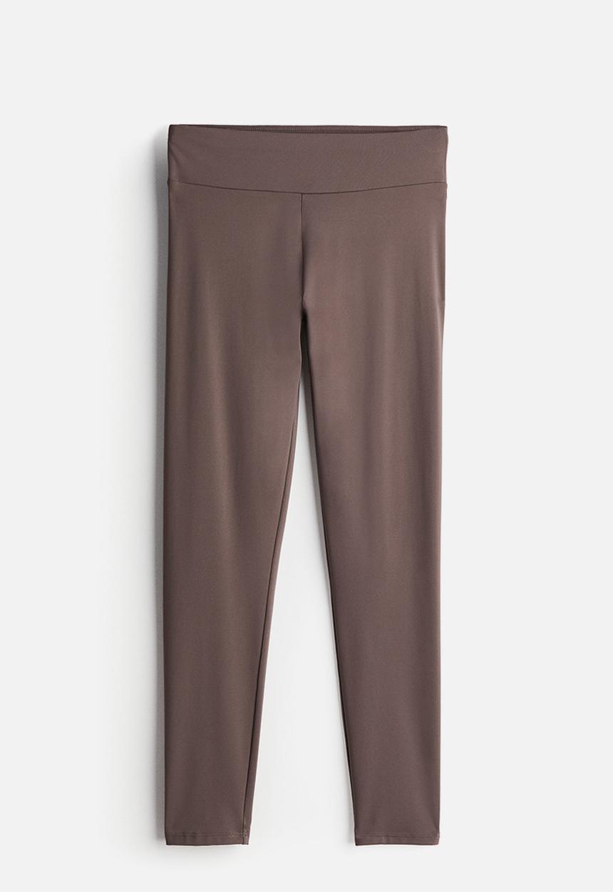 H&M - Microfibre leggings - beige