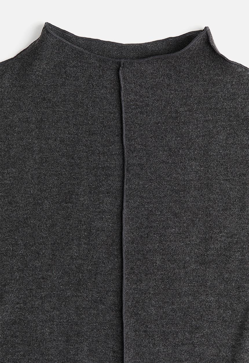 H&M - Fine-knit jumper - dark grey marl 