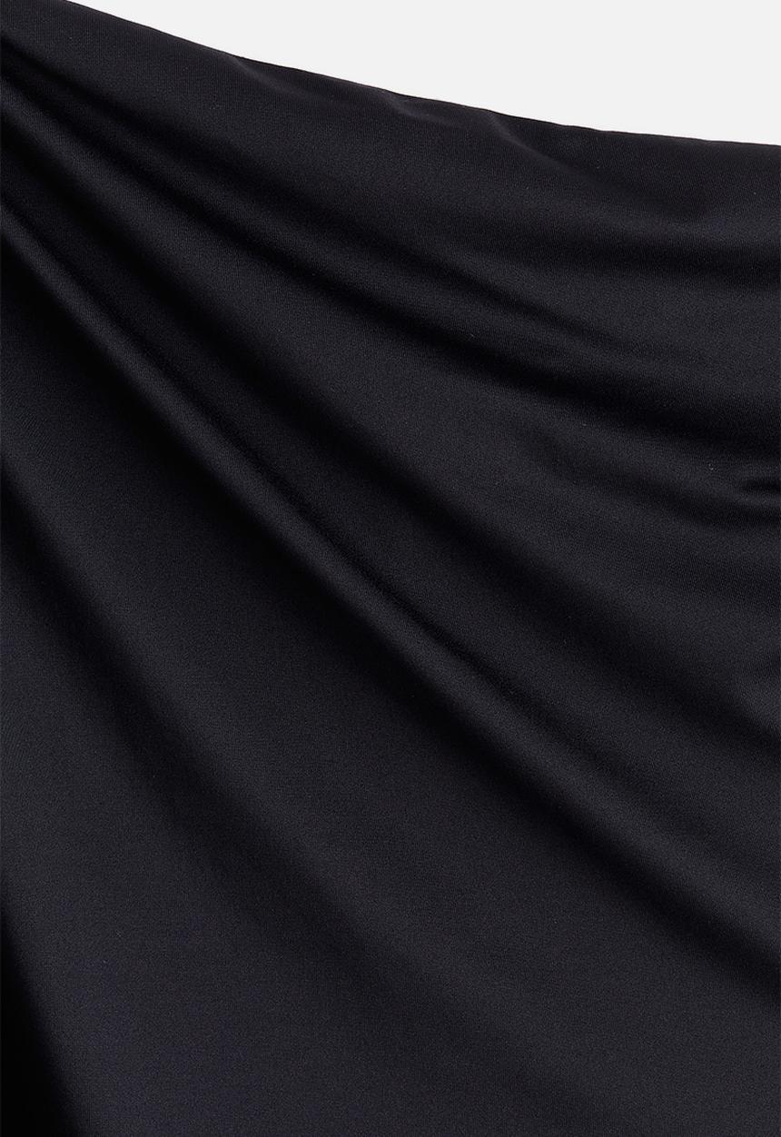 H&M - Draped off-the-shoulder top - black