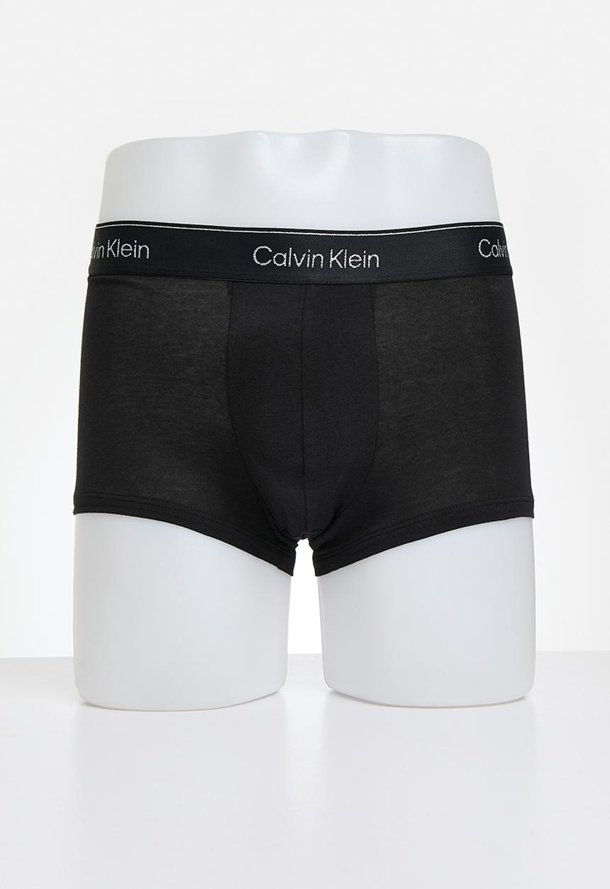 Calvin Klein - Low Rise Trunk 3 Pack - B- Silver, Red, Silver Lurex Lgs